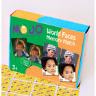 MOJO - Cartes mémoires World Faces-Les cartes mesurent 2,75" x 2,75"
