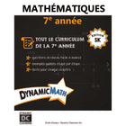 Dynamic Math book Saskatchewan 7e année-Le classeur contient des instructions, des exemples et des questions pratiques