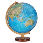 Replogle - Globe terrestre lumineux bleu océan Livingston 12 po - Anglais-Cartographie approuvée/cartographie américaine par le département d'État américain