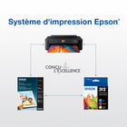 Epson - Cartouche d'encre T312 - Cyan clair-Le système d’impression Epson est particulièrement conçu pour être utilisé avec les encres d’origine Epson. L’utilisation d’encres non authentiques peut entraîner des dommages qui ne sont pas couverts par la garantie limitée de l’imprimante