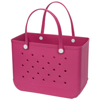 Merangue - Sac de plage grand format en EVA - Rose-Grande capacité – format généreux (47.5 × 33.5 × 22.5 cm) pour ranger tous vos essentiels.