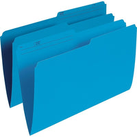 Staples – Chemises de classement de couleur, format légal, 8 1/2 x 14 po, bleu, paquet de 100-Créez des codes couleur pour un accès facile à vos dossiers