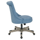 Chaise de bureau Hannah capitonnée, Sky-Sans accoudoirs