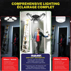 Bell+Howell - Lampe d'atelier à DEL TriBurst - 4 000 lumens-Les lampes d'atelier Triburst reliables peuvent être reliées avec jusqu'à 3 lumières à la fois et peuvent être allumées et éteintes avec un seul interrupteur.