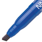 Pentel - Green Label Marqueur Permanent (3,9/5,8mm) - Pointe Biseautée - Encre Bleue-Convient à la plupart des surfaces