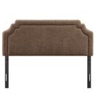 Modway - Magnolia Tissu rembourré Tête de lit Queen size - Moka-Assemblée requise