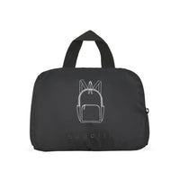 Bugatti - Sac à dos pliable de la collection Uptown - Noir-Fabriqué à partir de 100% polyester