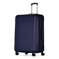 Bugatti - Valise d'enregistrement rigide 30 po de la collection Madrid - Bleu Marine-Fabriqué en ABS/PC