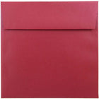  JAM Paper Enveloppes d'invitation carrées métalliques 6,5 x 6,5 po - Stardream Jupiter Red - paquet de 25- Couleur: Stardream Jupiter Rouge