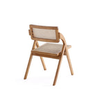 Manhattan Comfort - Lot de 2 chaises pliantes de salle à manger Lambinet 53 cm style industriel chic - Nature-Livré chez vous entièrement assemblé Aucun assemblage requis