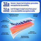 Brother - TZe241 Ruban laminé authentique pour étiqueteuses P-touch, 18 mm L x 8 m L - blanc avec texte noir - Paquet de 2-Résistant aux températures extrêmes, aux produits chimiques, à l’abrasion, aux rayons du soleil et à l’eau.