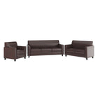 Flash Furniture – Mobilier de réception en bois Hercules Diplomat, brun (BT827SETBN)-Ensemble de réception contemporain