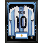 Frameworth - Coupe du Monde FIFA 2026 Officielle Argentine Lionel Messi Cadre Réplique de Maillot - 25,75 po x 33,75 po-Présentoir encadré de réplique de maillot sous licence officielle de la Coupe du Monde FIFA 2026 mettant en vedette Lionel Messi.