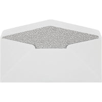 Jam Paper - Enveloppes standard n° 10 de 24 lb avec teinte de sécurité – 4 1/8 po H x 9 1/2 po l, Blanc – Paquet de 50-Taille : Enveloppes régulières n° 10 4 po x 9 ½ po / 4,125 po x 9,5 po / 104,775 mm x 241,3 mm