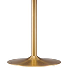 Modway - Amuse 40 po Table à manger, Noyer d’or-Assemblée requise