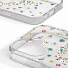 Ideal of Sweden - Étui Clear MagSafe Mid Petite Floral pour iPhone 17-Compatible avec les chargeurs sans fil IDEAL