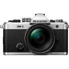OM SYSTEM - Appareil photo hybride OM-3 avec objectif 12-45 mm f/4-Créatif. Profils de couleur et monochrome ajustables, créateur de couleur, et plus