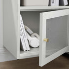 Modway - Covelo Fixation murale Table de chevet, Gris clair-Tirs de poignée en alliage de zinc