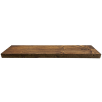 Entrepot La Grange - Tablette flottante 36 x 8 x 2 po - avec quincaillerie - Brun whisky-Support inclus