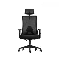 Kopplen - Chaise De Bureau Avec Appui-tête Et Accoudoirs - Noir-Un soutien sur mesure pour des sessions de travail améliorées.