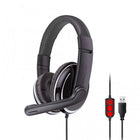 Ovleng - Casque de jeu USB Q6 - Bleue-Compatibilité USB Universelle : Fonctionne parfaitement avec les PC et tout appareil doté d'un port USB pour une large accessibilité au jeu.