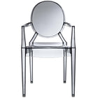 Modway - Casper Restauration Fauteuil - Smoke-Capacité de poids 331 lb.