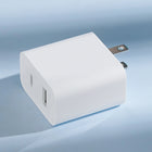Xiaomi - Chargeur rapide USB-C & USB-A Mi de 33 W - blanc-Parfait pour les voyages
