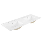 Modway - Chaucer 48" Meuble de salle de bain à double lavabo - Noir Blanc-9