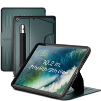 Zugu - Étui iPad 10,2 po 2019/2020/2021 - Édition Limitée - Vert Pin-Étui folio magnétique