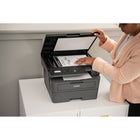 Brother - HL-L2465DW Imprimante multifonction laser monochrome sans fil compacte compatible avec l’Abonnement Refresh-Des vitesses adaptées à votre rythme. Imprimez des documents rapidement à des vitesses allant jusqu’à 30 ppm