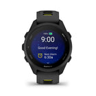 Garmin - Forerunner 170 Music - Noir avec bracelet noir/jaune ampère-Le statut VFC vous permet d'obtenir une compréhension approfondie de votre état de santé général, de votre entraînement et de votre récupération grâce à la variabilité de la fréquence cardiaque, mesurée pendant votre sommeil par l'analyse des variations d'intervalles entre chaque battement