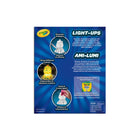 Crayola - Licorne recolorable Light-Ups de -JOUET LUMINISCENT : Ce jouet lumineux brille en 3 couleurs : violet, jaune et bleu clair. Lorsque tu as fini de colorier ton personnage, utilise la minuterie de 4 heures pour l'afficher et l'apprécier