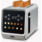 Salton - grille-pain tactile - 2 tranches acier inoxydable-Réglage « mémoire » : enregistrez et choisissez votre réglage préféré en appuyant sur une seule touche 