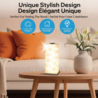 Bell+Howell - Lampe de table élégante sans fil RGB-Format compact: environ 10,43 po de haut avec une base de 5,5 po s’adapte aux tables de nuit, étagères et petits meubles