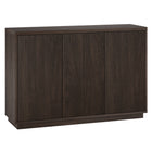 Hudson&Canal - Table de buffet Alston 48" L - Brun aulne-Comprend 3 portes avec deux armoires de rangement et des étagères réglables