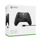 Microsoft - Manette sans fil Xbox et câble USB de type C - 2020 - Noir carbone-Manette sans fil et câble USB de type C