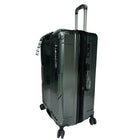 TRAVLR - Valise grande rigide légère de 28 po - Verte-Roues pivotantes doubles à 360 degrés pour un contrôle précis et un roulement doux et silencieux (8 roues)