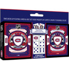 Masterpieces Puzzle Company - L'ensemble de deux jeux de cartes à jouer et dés de Montreal Canadiens-Age: 18+