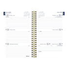 Blueline - 2024-2025 agenda académique hebdomadaire/mensuel - 8 po x 5 po - Collection Geo assortie - Bilingue-Espace pour les notes sur chaque page double
