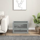 PawHut - Cage pour Hamster 24 Inch avec 2 Niveaux - Gris-Plusieurs plateformes reliées par une rampe favorisent l'exploration