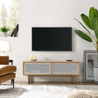 Modway - Kurtis 47 po Meuble TV, Chêne-MDF et panneau de particules