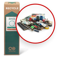 TerraCycle - Fournitures d'art - Zero Waste Box - 10 x 10 x 18 - Petite-Veuillez nous envoyer toute marque de fournitures qui peuvent être achetés dans un magasin d’art et d’artisanat.