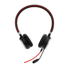 Jabra - Evolve 40 Casque Filaire Stereo Professionnel - 3,5 mm, Connexion USB Type-A - Compatible avec Microsoft Teams-Sensibilite: 93,6 dB
