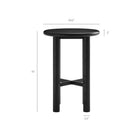 Modway - Alvia Ronde 30  po Bois Bar Table - Noir-Table ronde 30"
