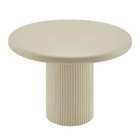 Modway - Belmonte 45 pouces Bois laqué Table à manger ronde à piédestal - Mastic-Table ronde à manger