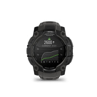 Garmin - Montre connectée Instinct 3 - 50 mm - Noir avec bracelet anthracite-Écran AMOLED lumineux de 1,3" pour faciliter la lecture des informations détaillées en un coup d'œil.