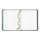Brownline - 2026 Agenda quotidien Traditional - 8-1/8 po x 6-9/16 po - Marbre vert - Anglais-Espace pour les rendez-vous du soir