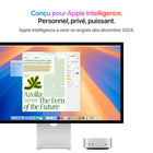 Apple - Mac mini - M4 - 16 Go de mémoire unifiée - 512 Go SSD - Argent-Conçu pour apple intelligence: Apple Intelligence vous aide à écrire, à vous exprimer et à en faire plus sans effort. Et ses protections de la vie privée révolutionnaires veillent à ce que personne d’autre n’ait accès à vos données – pas même Apple