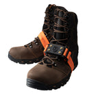 Impacto - Crampons Midcleat B anti-étincelles, conception polyvalente - Taille unique - Noir avec sangles orange - 1 paire-Le taquet peut être retourné vers le haut de la botte pour éviter de glisser ou de marquer les sols