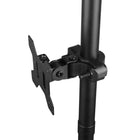 TygerClaw - Bras pour moniteur à montage sur poteau de 17 po à 32 po-La conception à inclinaison libre permet un réglage facile du moniteur vers l'avant ou vers l'arrière